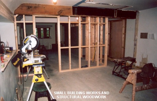 Small building works and structural woodwork